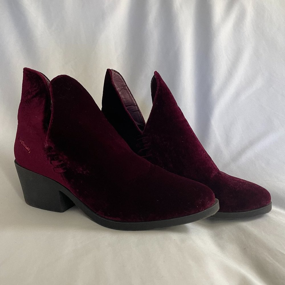 COOLWAY BRIEL VELVET BOOTIE